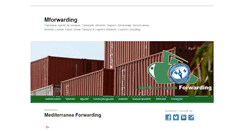 Desktop Screenshot of mforwarding.es